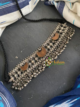 Brown Statement High Neck Choker-S712